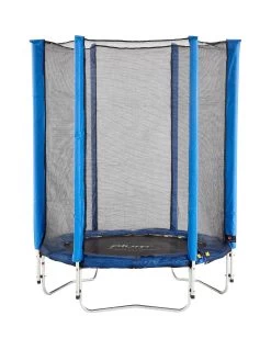 Plum Junior 4.5ft Blue Trampoline And Enclosure