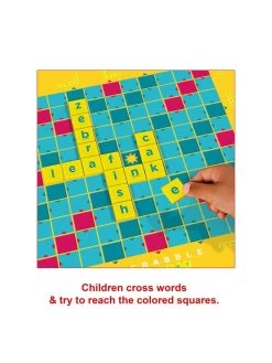 Mattel Scrabble Junior Family Board Game -Fun Puzzle For Children Shop 3NUAW SQ5 0000000088 NO COLOR SLd1