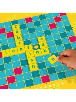Mattel Scrabble Junior Family Board Game -Fun Puzzle For Children Shop 3NUAW SQ6 0000000088 NO COLOR SLd2
