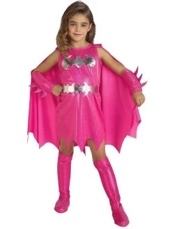 DC Comics Girls Pink Batgirl Child Costume