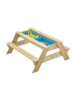 TP Deluxe Wooden Picnic Table Sandpit -Fun Puzzle For Children Shop 4YD4N SQ3 0000000088 NO COLOR SLd