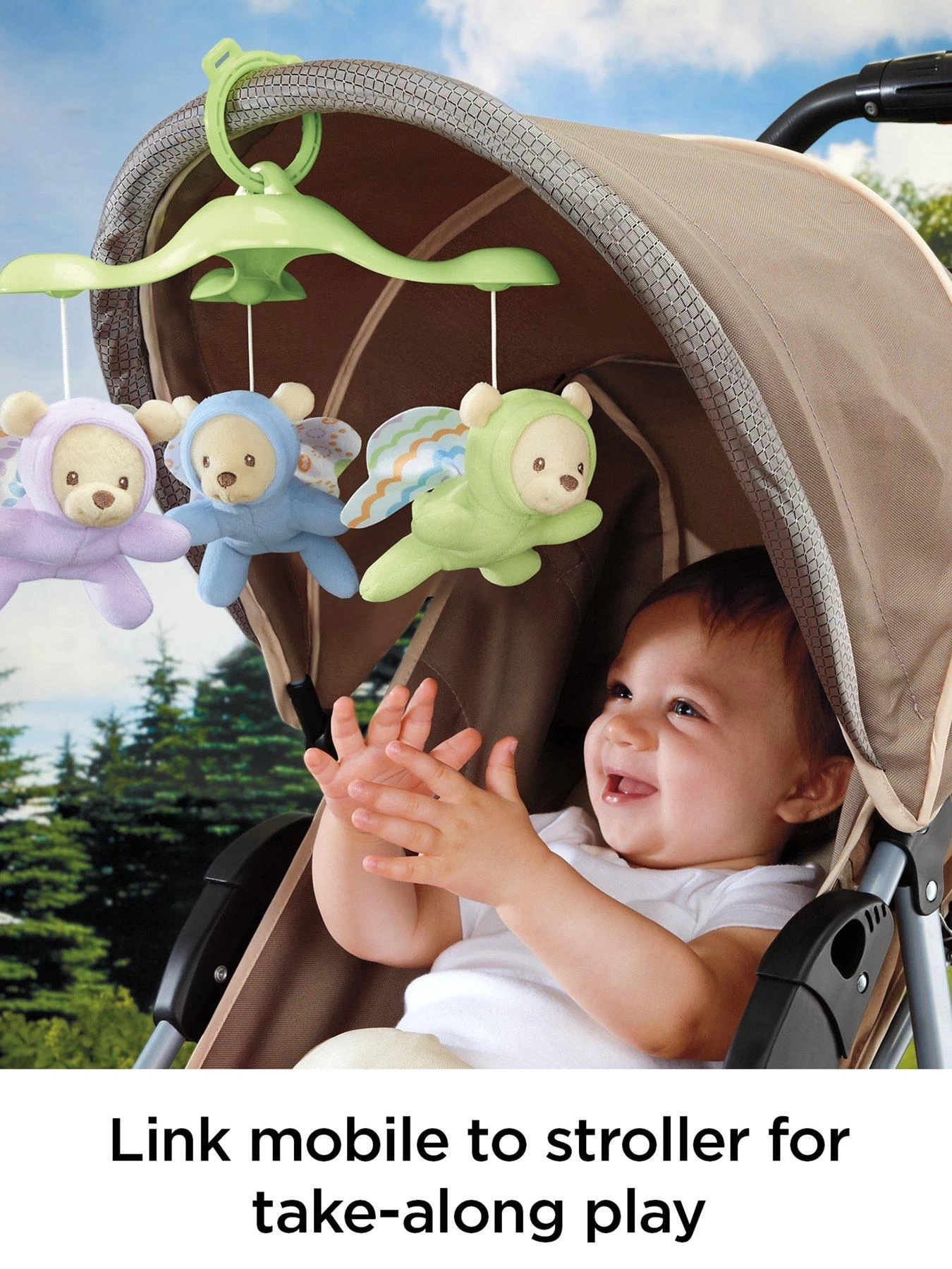 Fisher Price Fisher-Price Butterfly Dreams 3-in-1 Projection Baby Mobile 7 Fisher Price Fisher-Price Butterfly Dreams 3-in-1 Projection Baby Mobile - Image 5