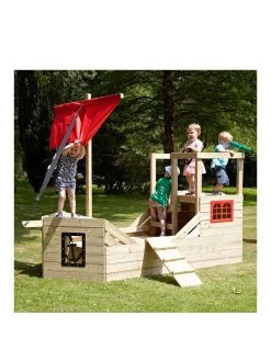 TP Pirate Galleon Wooden Playhouse