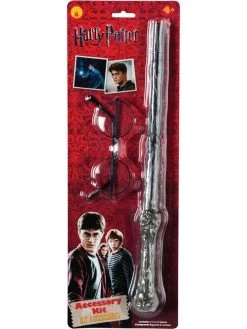 Harry Potter Accessory Kit - Including Wand & Glasses