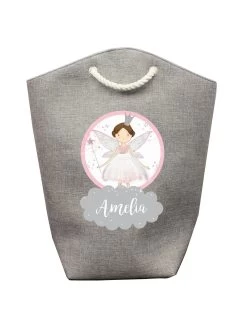 The Personalised Memento Company Bespoke Fairy Storage Bag -Fun Puzzle For Children Shop LXMHY SQ3 0000000029 MULTI SLd1