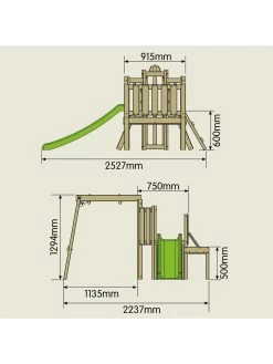 TP Forest Toddler Wooden Swing And Slide Set -Fun Puzzle For Children Shop MF7PL SQ6 0000000088 NO COLOR SLd2