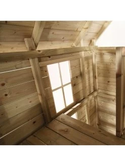 TP Skye Wooden Playhouse & Slide -Fun Puzzle For Children Shop MF7PP SQ3 0000000088 NO COLOR SLd