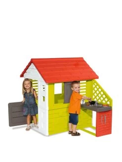 Smoby Nature Playhouse With Summer Kitchen