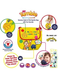 Mr Tumble Mr Tumble's Surprise Spotty Bag -Fun Puzzle For Children Shop MQUNF SQ4 0000000099 N A SLd1