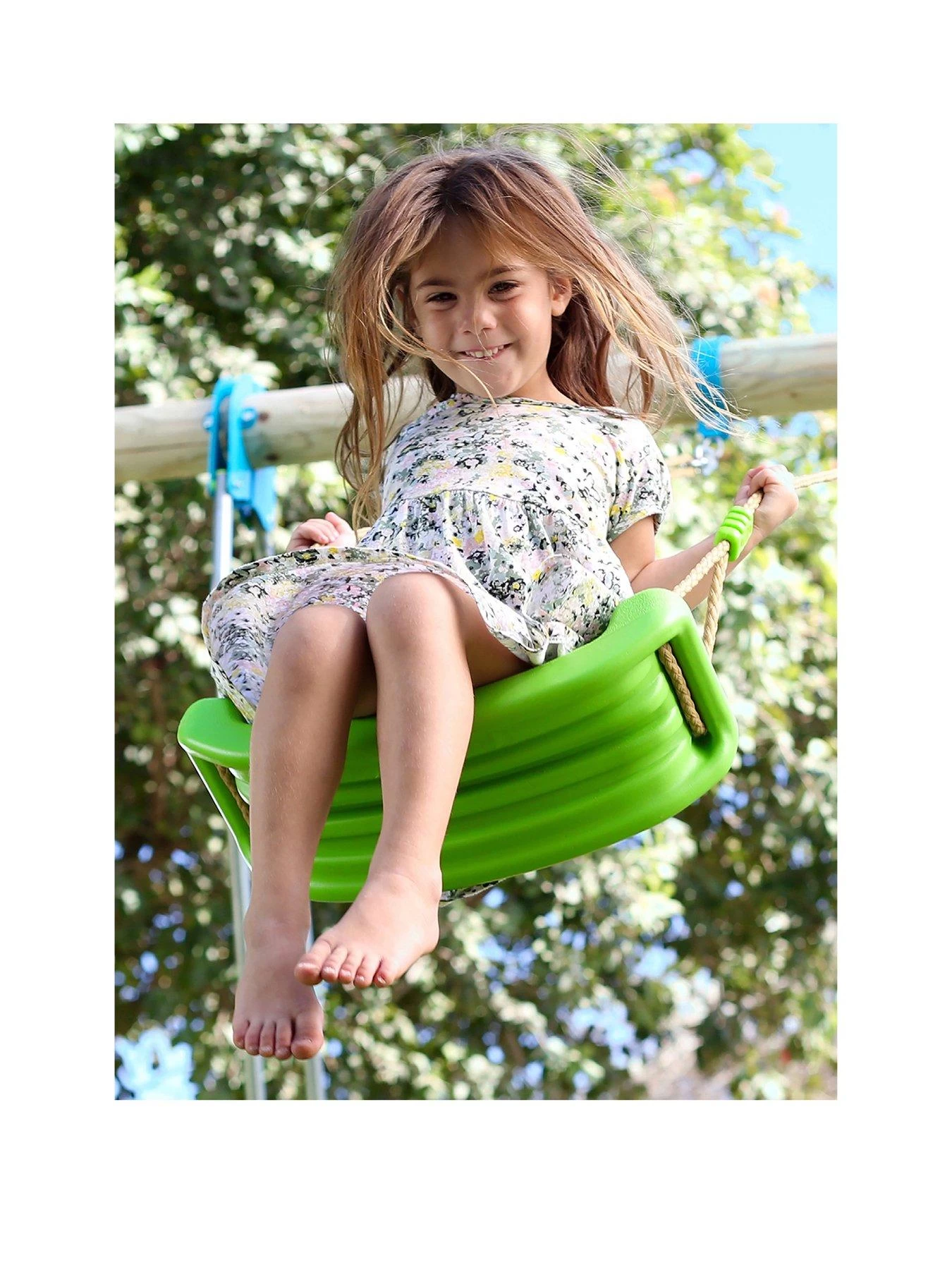 TP Alaska Wooden Swing Set & Slide 4 TP Alaska Wooden Swing Set & Slide - Image 2