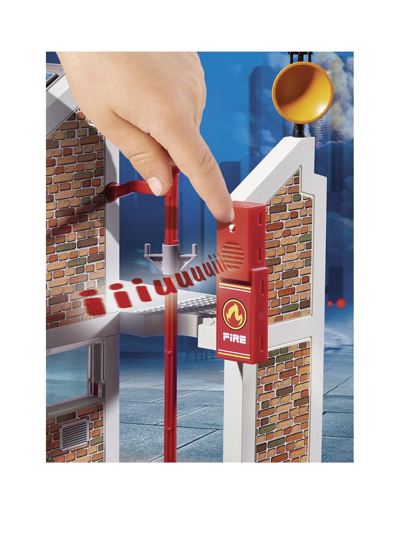 Playmobil 9462 City Action Fire Station With Fire Alarm 4 Playmobil 9462 City Action Fire Station With Fire Alarm - Image 2