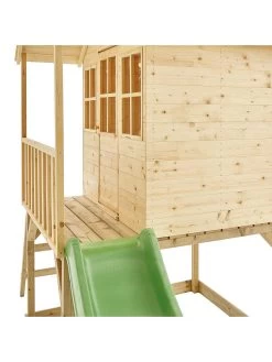 TP Hill Top Wooden Tower Playhouse With Slide -Fun Puzzle For Children Shop NX3GF SQ4 0000000099 N A SLd