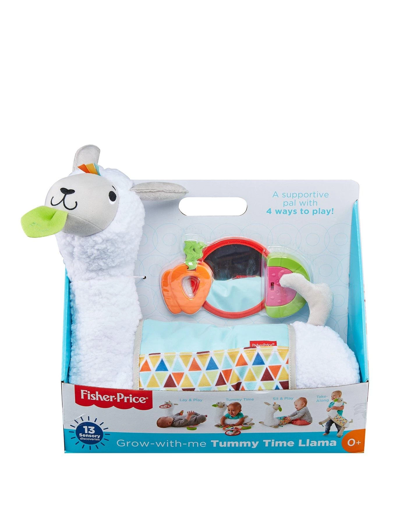 Fisher Price Fisher-Price Grow-With-Me Tummy Time Llama 4 Fisher Price Fisher-Price Grow-With-Me Tummy Time Llama - Image 2