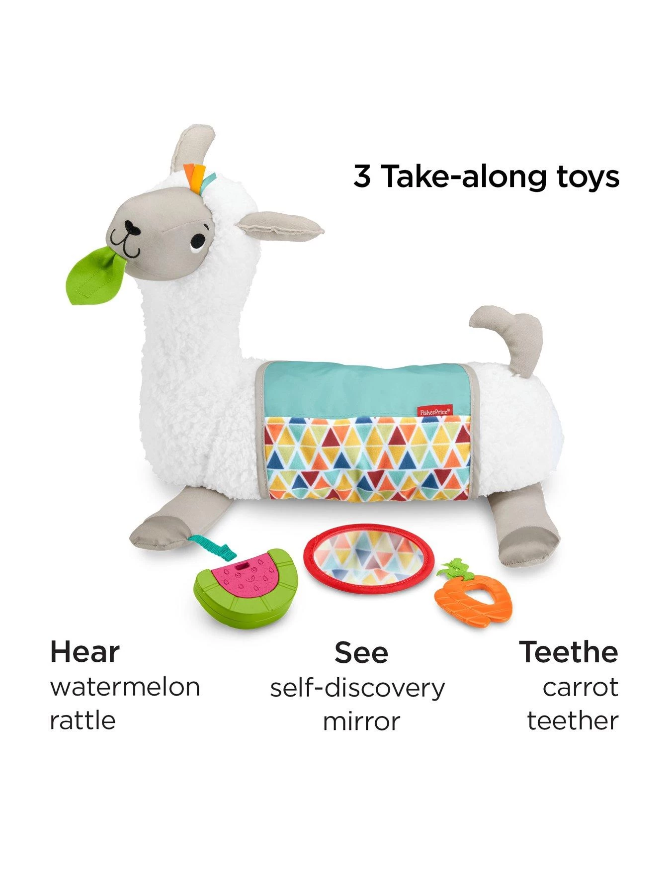 Fisher Price Fisher-Price Grow-With-Me Tummy Time Llama 8 Fisher Price Fisher-Price Grow-With-Me Tummy Time Llama - Image 6