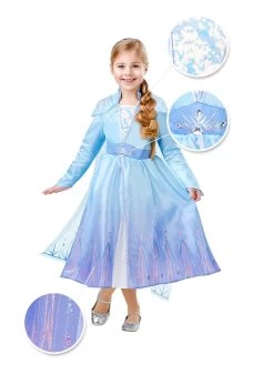 Disney Frozen Childs Deluxe Elsa Dress -Fun Puzzle For Children Shop PDXP3 SQ4 0000000099 N A MDd1
