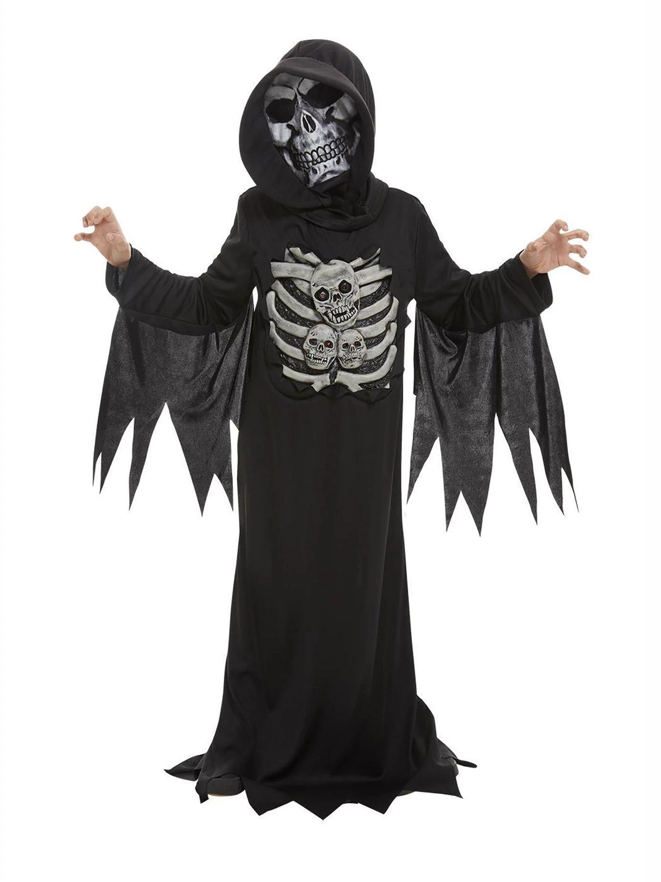 Skeleton Reaper Childs Costume 3 Skeleton Reaper Childs Costume