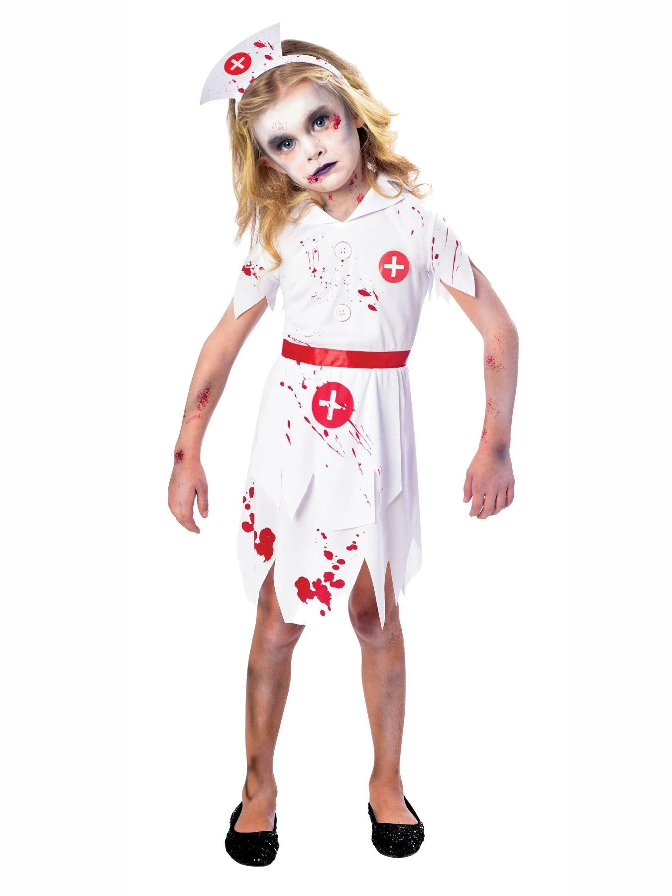 Zombie Nurse Childrens Costume 3 Zombie Nurse Childrens Costume