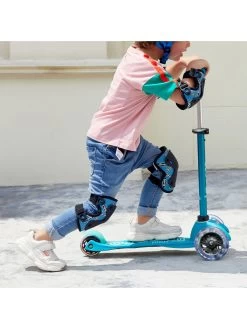 Micro Scooter Mini Deluxe Scooter LED - Aqua -Fun Puzzle For Children Shop Q47HW SQ7 0000000088 NO COLOR SLd4