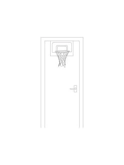Pure2Improve The Fun Hoop Classic With Basketball And Backboard (46x30cm - Hoop: 23cm) -Fun Puzzle For Children Shop QMJWH SQ4 0000000088 NO COLOR SLd1