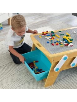 Kidkraft Building Bricks Play N Store Table -Fun Puzzle For Children Shop QMVMC SQ6 0000000088 NO COLOR SLd4