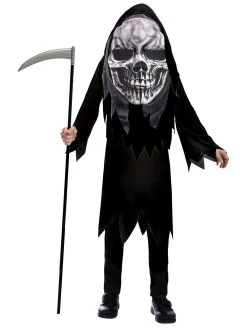 Halloween Grim Reaper Big Head Costume