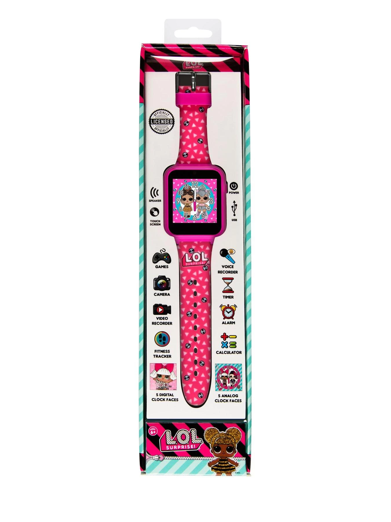 L.O.L. Surprise! L.O.L Surprise! Full Display Printed Silicone Strap Kids Interactive Watch 5 L.O.L. Surprise! L.O.L Surprise! Full Display Printed Silicone Strap Kids Interactive Watch - Image 3