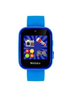 Tikkers Full Display Blue Silicone Strap Kids Smart Watch -Fun Puzzle For Children Shop QXPEF SQ4 0000000099 N A SLd