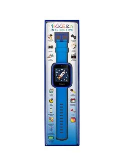 Tikkers Full Display Blue Silicone Strap Kids Smart Watch -Fun Puzzle For Children Shop QXPEF SQ5 0000000099 N A SLd1
