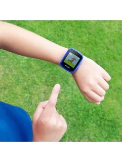 Tikkers Full Display Blue Silicone Strap Kids Smart Watch -Fun Puzzle For Children Shop QXPEF SQ6 0000000099 N A SLd2