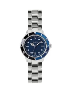 Tikkers Blue Dial Stainless Steel Bracelet Kids Watch