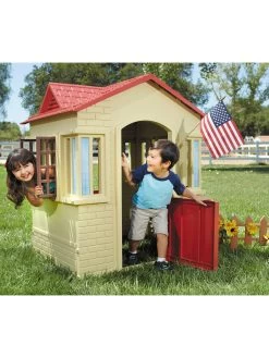 Little Tikes Cape Cottage (Tan And Red) -Fun Puzzle For Children Shop RFFAH SQ6 0000000088 NO COLOR SLd2