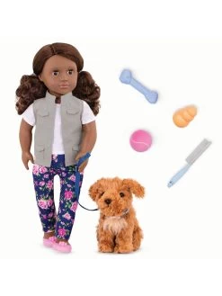 Our Generation Malia Doll And Puppy Dog -Fun Puzzle For Children Shop RFNKR SQ6 0000000099 N A SLd2