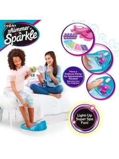 Shimmer & Sparkle 6 In 1 Real Massaging Foot Spa 11 Shimmer & Sparkle 6 In 1 Real Massaging Foot Spa -Fun Puzzle For Children Shop T34TF SQ4 0000000088 NO COLOR SLd