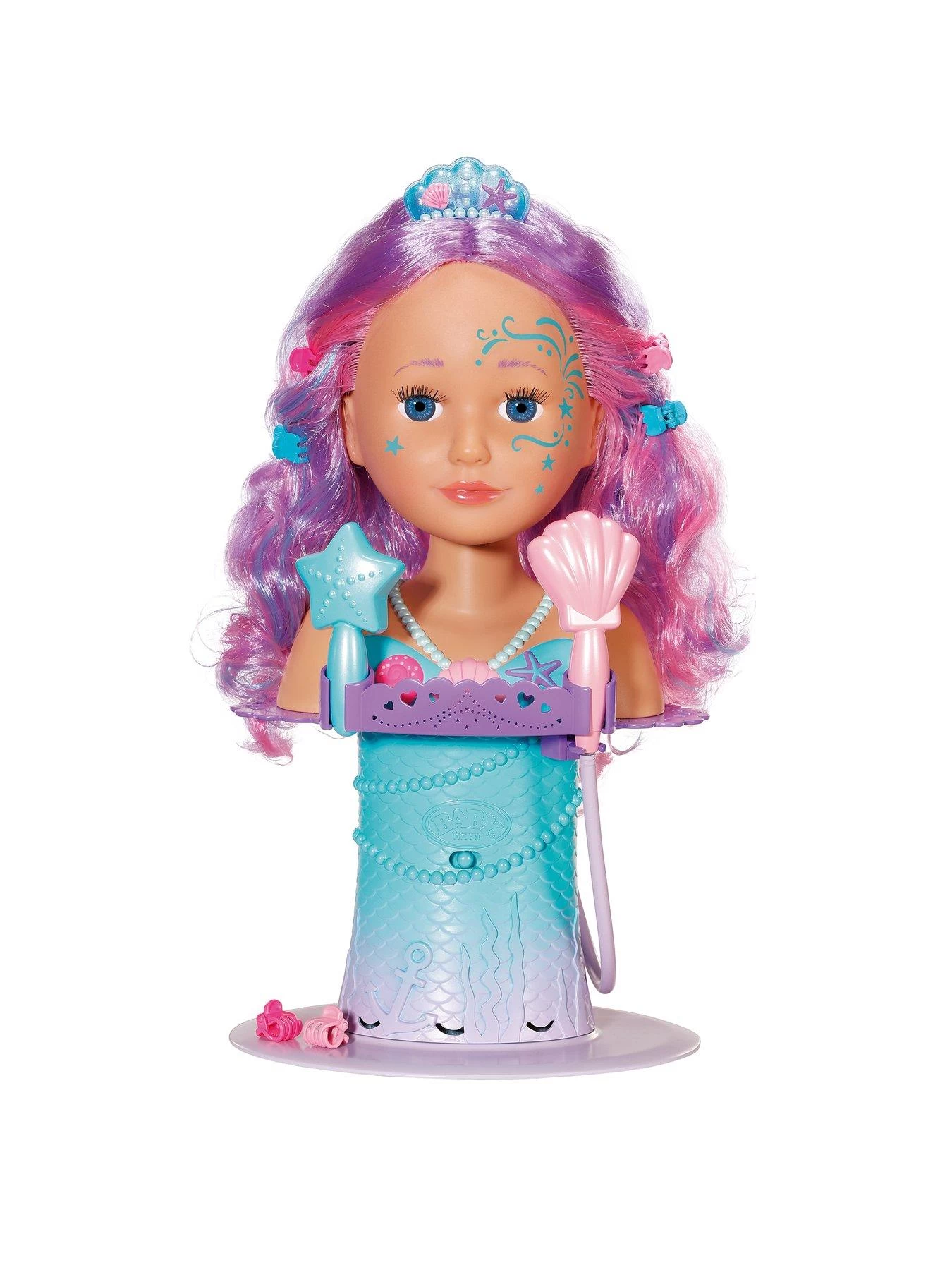Baby Born Sister Styling Mermaid Head 3 Baby Born Sister Styling Mermaid Head