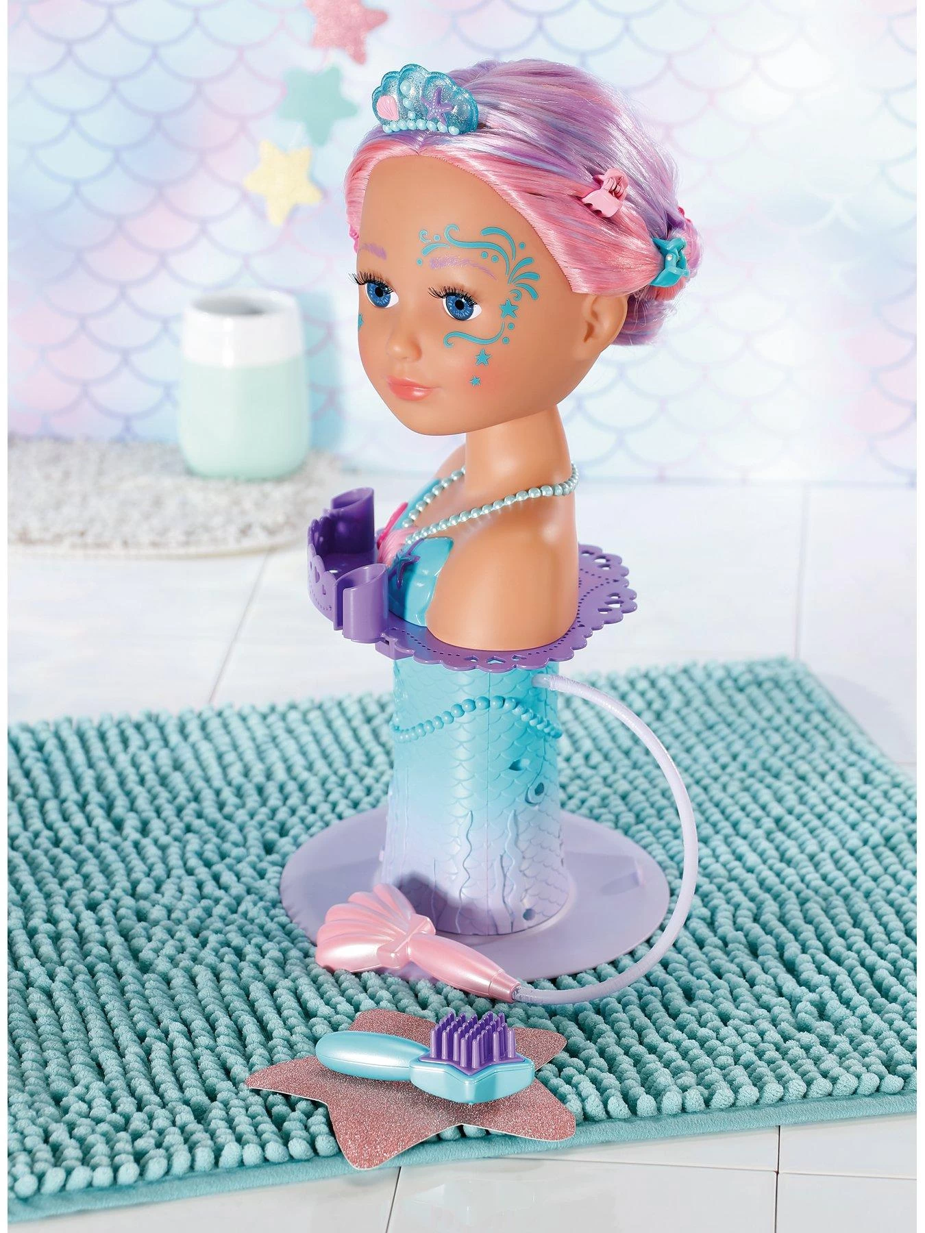Baby Born Sister Styling Mermaid Head 6 Baby Born Sister Styling Mermaid Head - Image 4