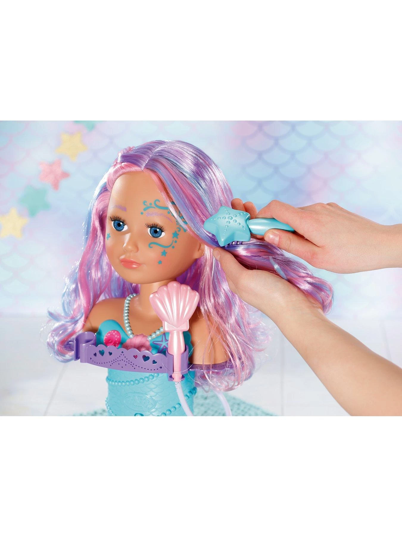 Baby Born Sister Styling Mermaid Head 7 Baby Born Sister Styling Mermaid Head - Image 5