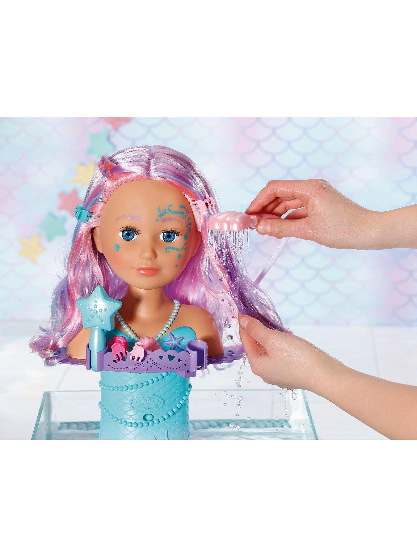 Baby Born Sister Styling Mermaid Head 8 Baby Born Sister Styling Mermaid Head - Image 6