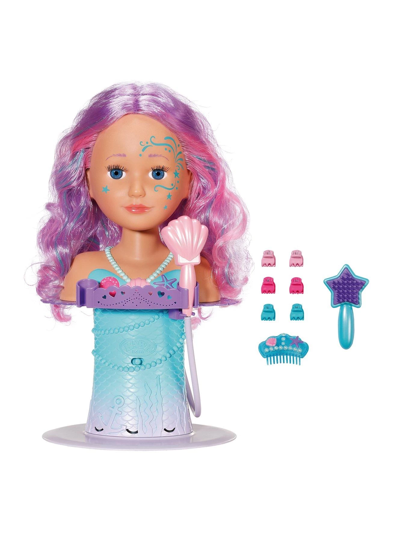 Baby Born Sister Styling Mermaid Head 9 Baby Born Sister Styling Mermaid Head - Image 7