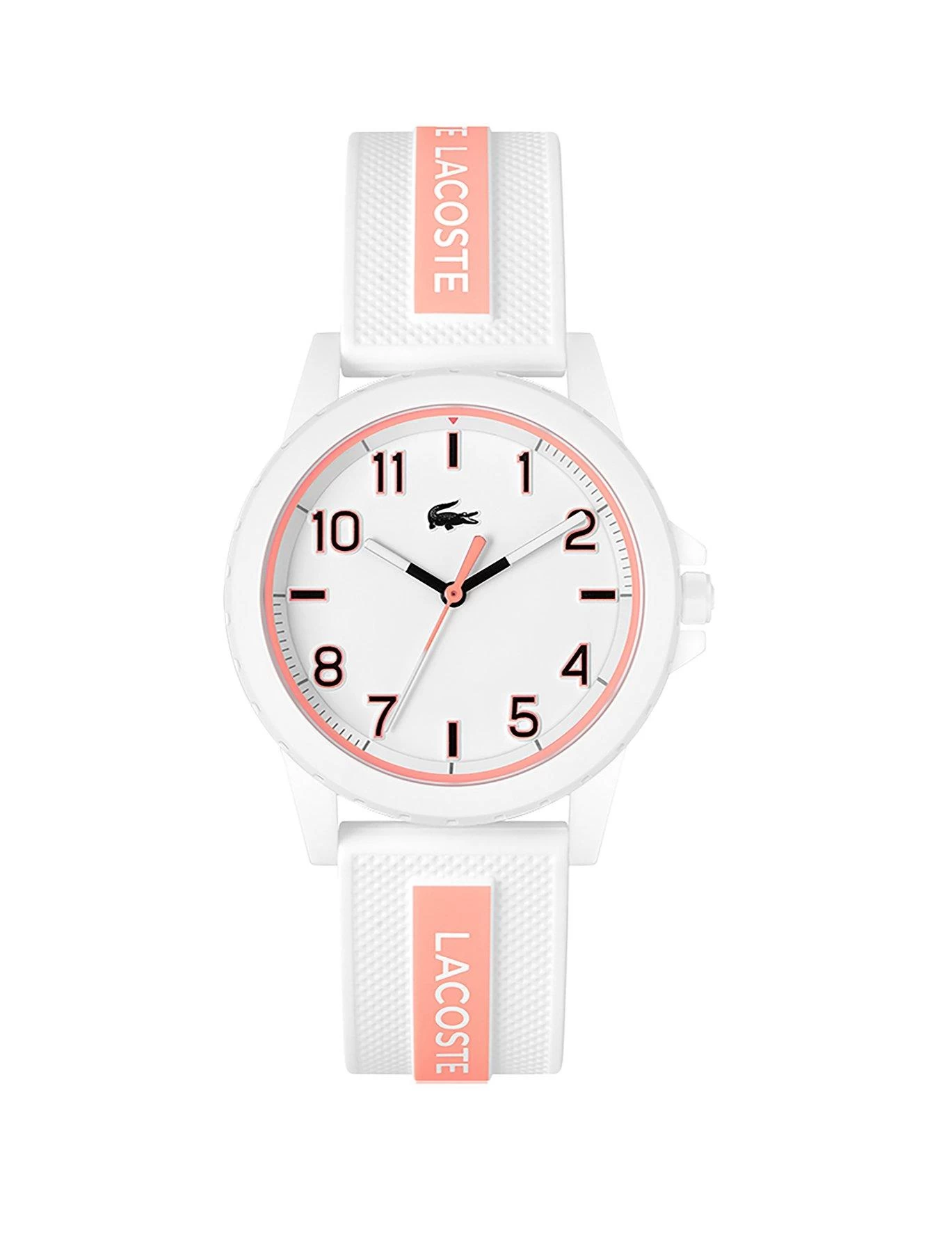 Lacoste White Dial Pink & White Kids/Teen Watch 3 Lacoste White Dial Pink & White Kids/Teen Watch