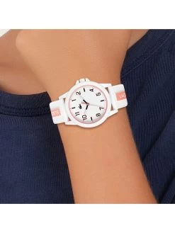 Lacoste White Dial Pink & White Kids/Teen Watch 10 Lacoste White Dial Pink & White Kids/Teen Watch -Fun Puzzle For Children Shop T7XTQ SQ4 0000000013 WHITE SLd