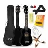 3rd Avenue Soprano Ukulele - Black Pack