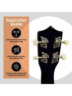 3rd Avenue Soprano Ukulele - Black Pack -Fun Puzzle For Children Shop TATLY SQ4 0000000099 N A SLd2