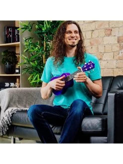 3rd Avenue Soprano Ukulele 21 Inch Beginner Bundle - FREE 1 Month Online Lessons - Purple -Fun Puzzle For Children Shop TATM6 SQ5 0000000099 N A SLd3