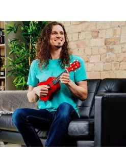 3rd Avenue Soprano Ukulele 21 Inch Beginner Bundle - FREE 1 Month Online Lessons - Red -Fun Puzzle For Children Shop TATM7 SQ5 0000000099 N A SLd3