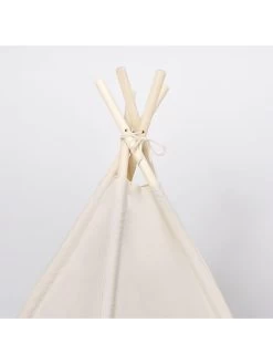 The Little Green Sheep Teepee Play Tent - Linen 11 The Little Green Sheep Teepee Play Tent - Linen -Fun Puzzle For Children Shop TKVMU SQ4 0000000005 GREY SLd1