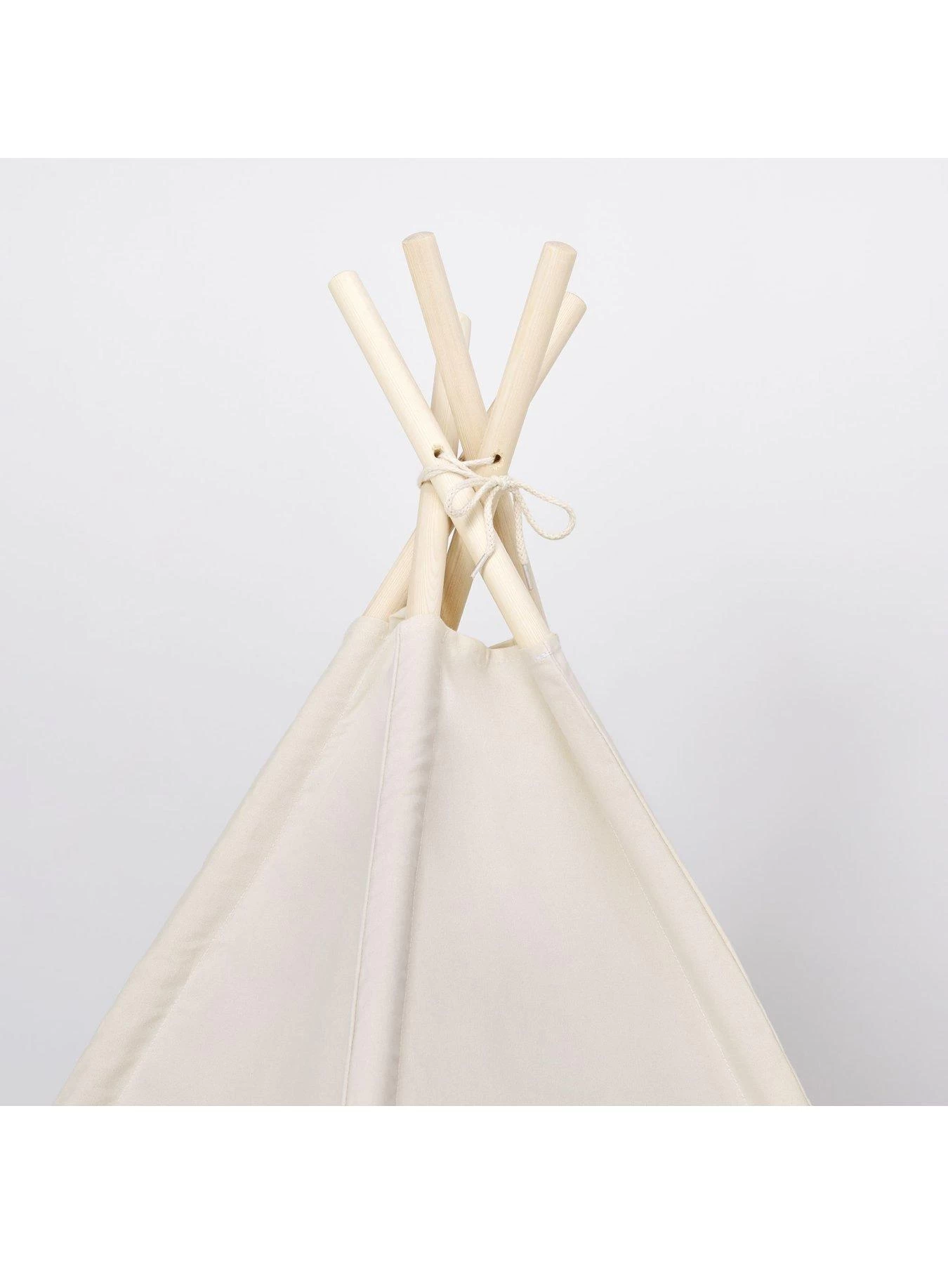 The Little Green Sheep Teepee Play Tent - Linen 6 The Little Green Sheep Teepee Play Tent - Linen - Image 4