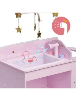 Teamson Kids Olivia's Little World - Twinkle Stars Princess Baby Doll Changing Station With Storage -Fun Puzzle For Children Shop TU3XF SQ4 0000000099 N A SLd