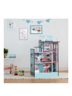 Teamson Kids Olivia's Little World - Dreamland Barcelona 3.5" Doll House - White / Pink