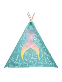 Rucomfy Kids Teepee Play Tent - Mermaid Tail -Fun Puzzle For Children Shop TUTP6 SQ3 0000000029 MULTI SLd1