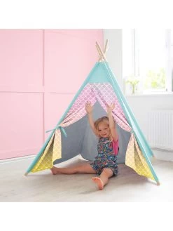 Rucomfy Kids Teepee Play Tent - Mermaid Tail -Fun Puzzle For Children Shop TUTP6 SQ4 0000000029 MULTI SLd2